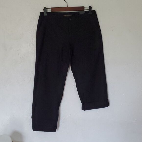 Outback Red Black Cropped Pants Size 2 - Picture 2 of 7